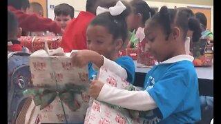 Bringing holiday cheer to young children