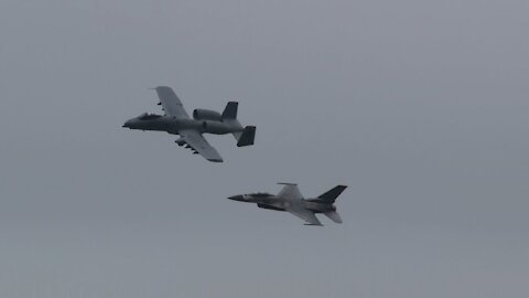 LOUD: F-16 and A-10 Aircraft In Action At Spangdahlem Air Base