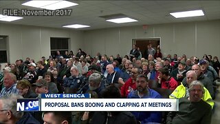 Booing or clapping may soon get you kicked out of one western New York town board meeting