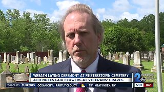 Wreath laying ceremony held at Reisterstown Cemetery