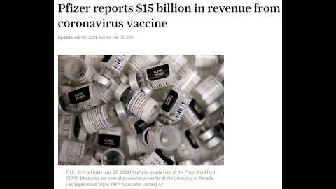 Pfizer reports 15 billion in revenue from coronavirus vaccine