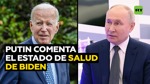 "No vi nada de eso": Putin sobre supuesta incapacidad de Biden