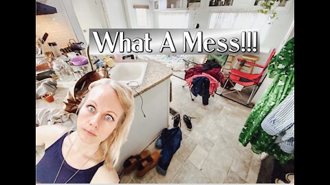 Camper Clean With Me! My RV is a complete disaster! Cleaning Motivation