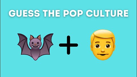 Can You Guess The Pop Culture References By Emoji?