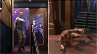 Drag Queen takes an earth-shattering fall to the sound of Britney Spears