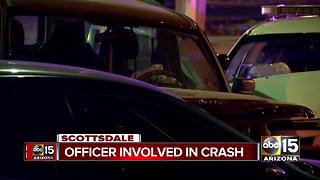 Scottsdale police officer involved in car crash