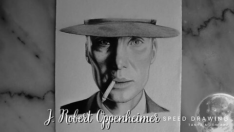 J.Robert Oppenheimer | Speed Drawing | Cinematic Action Trailer Music [Copyright Free]