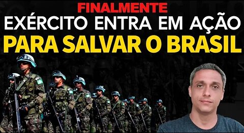 In Brazil we are now safe!! Army enters the field to put order in the house