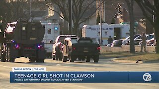 Teen girl shot in Clawson