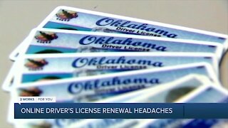 Online driver's license renewal headaches