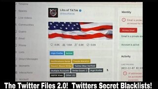 The Twitter Files 2.0! Twitters Secret Blacklists!