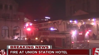 Arson Investigation Underway At Union Station Hotel