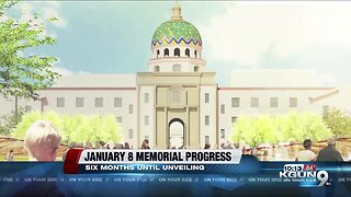 January 8 Memorial on schedule with construction