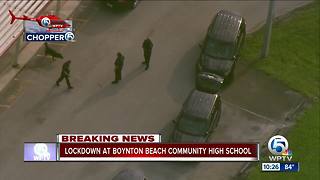 Boynton Beach High on lockdown