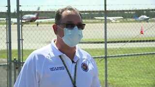 NEWS CONFERENCE: Palm Beach County Fire Rescue speaks about plane crash at North Palm Beach County General Aviation Airport (10 minutes)