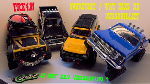 Is het een VERSLAVING ? mijn #TRX4M Ford Bronco VS Landrover Defender VS Chevrolet C10 VS Ford F150