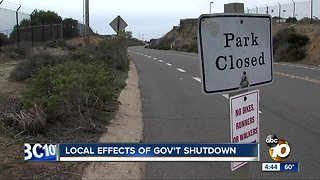 Local Effects of Government Shutdown