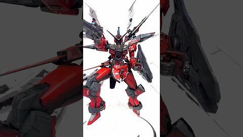 I love red gundams do you? #ガンプラ #anime #gundambuilder #gundamseed #manga #gundam #gunpla #justice