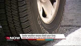 Cooler weather means check your tires