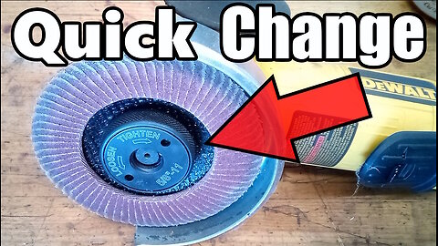 Convert your Angle Grinder to Tooless Quick Change Discs