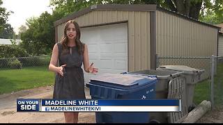 Trash cans on sidewalks causing problems for disabled people