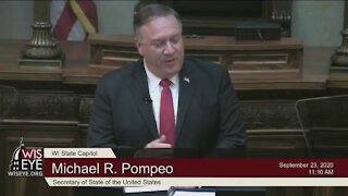 Pompeo warns of China influence in state, local governments
