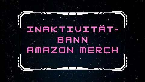 Inaktiv auf Amazon Merch on Demand? - Amazon wird dich bannen!