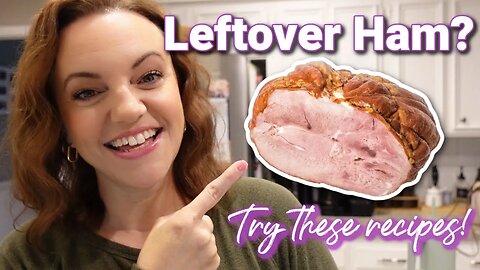 4 EASY ham recipes! | Perfect for using LEFTOVER HAM!