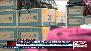 Tulsa Public Schools' Indian Education Program provides free school supplies to Native American families