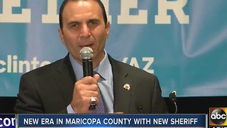 New Maricopa County sheriff takes office in private ceremony