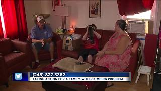 Plumbing company leaves metro Detroit family in unbearable conditions