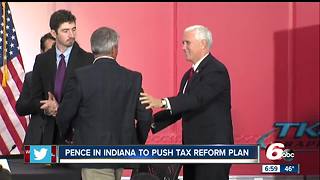 VP Mike Pence in Indiana to push tax reform