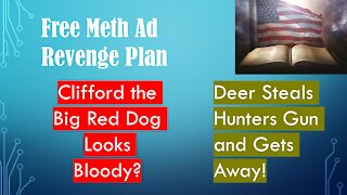 Free Meth Revenge, New Kids Movie Terror, Deer Steals Hunters Gun