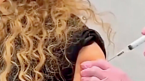 Mariah Carey Jab with Prop Needle