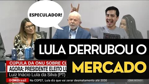 Lula fala besteira e sobrou pros especuladores