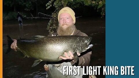 First Light King Bite / Michigan King Salmon Fishing / Fall King Salmon Fishing 2021