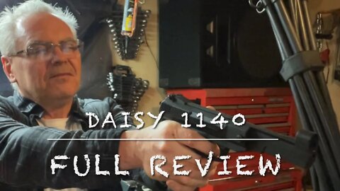 Daisy model 1140 full review trigger weight chronograph targets. Very rare pistol