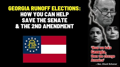 Georgia Runoff Elections: Help Save the US Senate & 2nd Amendment with Paul Valone