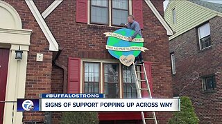 Signs of support popping up in Western New York