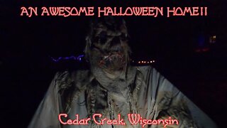 AMAZING HALLOWEEN DECORATED HOME! Cedar Creek, Wisconsin.