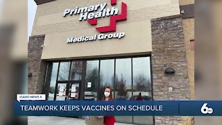 Teamwork keeps vaccine on schedule