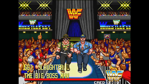 WWF SATURDAY NIGHTS Main Event - SGT SLAUGHTER and THE BIG BOSS MANN