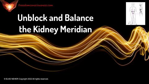 Unblock and Balance the Kidney Meridian - Energy/Frequency Healing Music