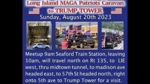 MAGA Caravan to Trump Tower🇺🇸