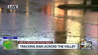 Team coverage of rain across the Valley