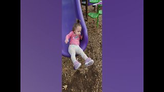 Babies on Slides = SO CUTE