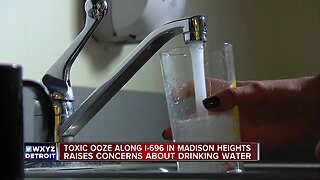 Toxic ooze along I-696 in Madison Heights raises concerns about drinking water