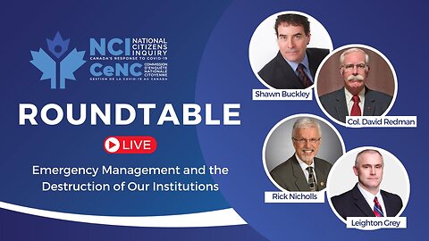 NCI Live Roundtable: Emergency Management and the Destruction of Our Institutions