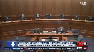 Wrongfully convicted man files suit against Kern County