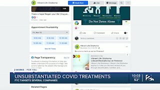 FTC sends warning to Claremore company over coronavirus treatment ads